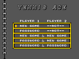 Tennis Ace screenshot 5 for Sega Master System